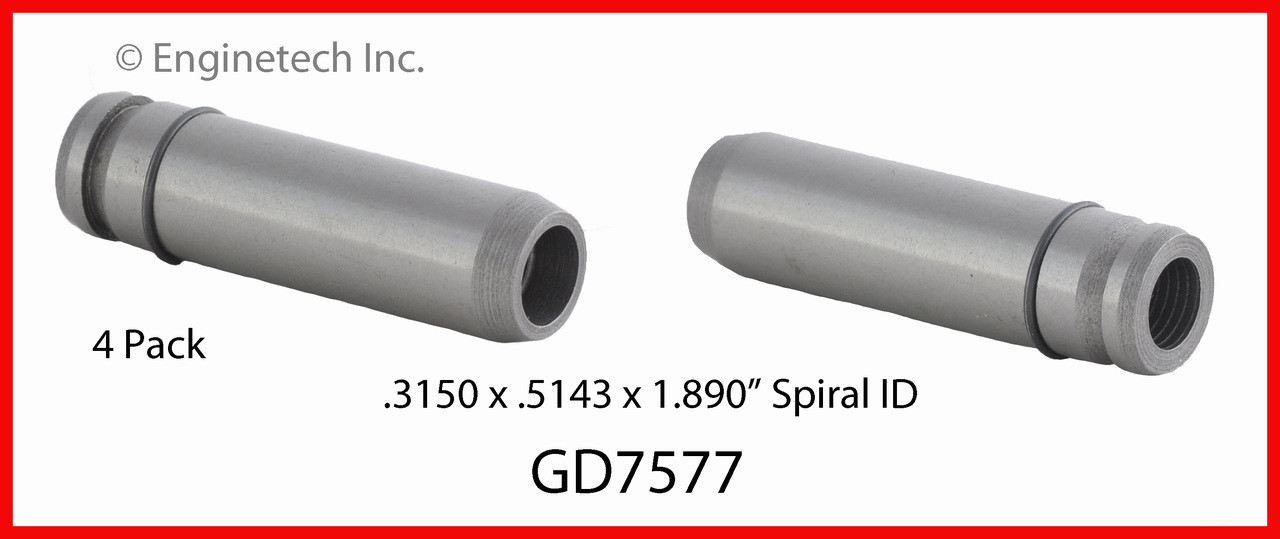 1991 Chrysler TC Maserati 3.0L Engine Valve Guide GD7577.P37