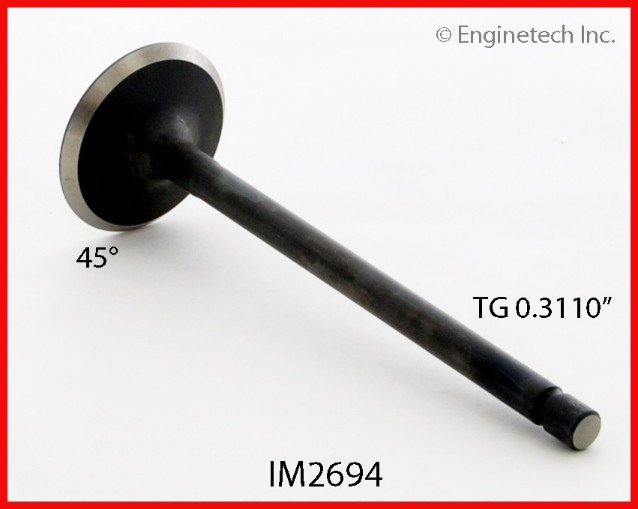 1993 Geo Tracker 1.6L Engine Intake Valve IM2694.P10