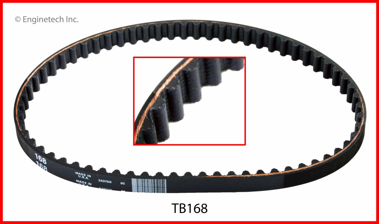 1990 Plymouth Laser 2.0L Engine Balance Shaft Belt TB168.P5