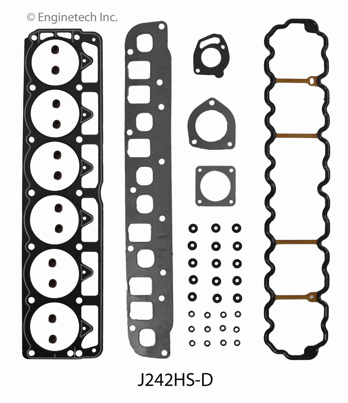 1999 Jeep Cherokee 4.0L Engine Cylinder Head Gasket Set J242HS-D.P1