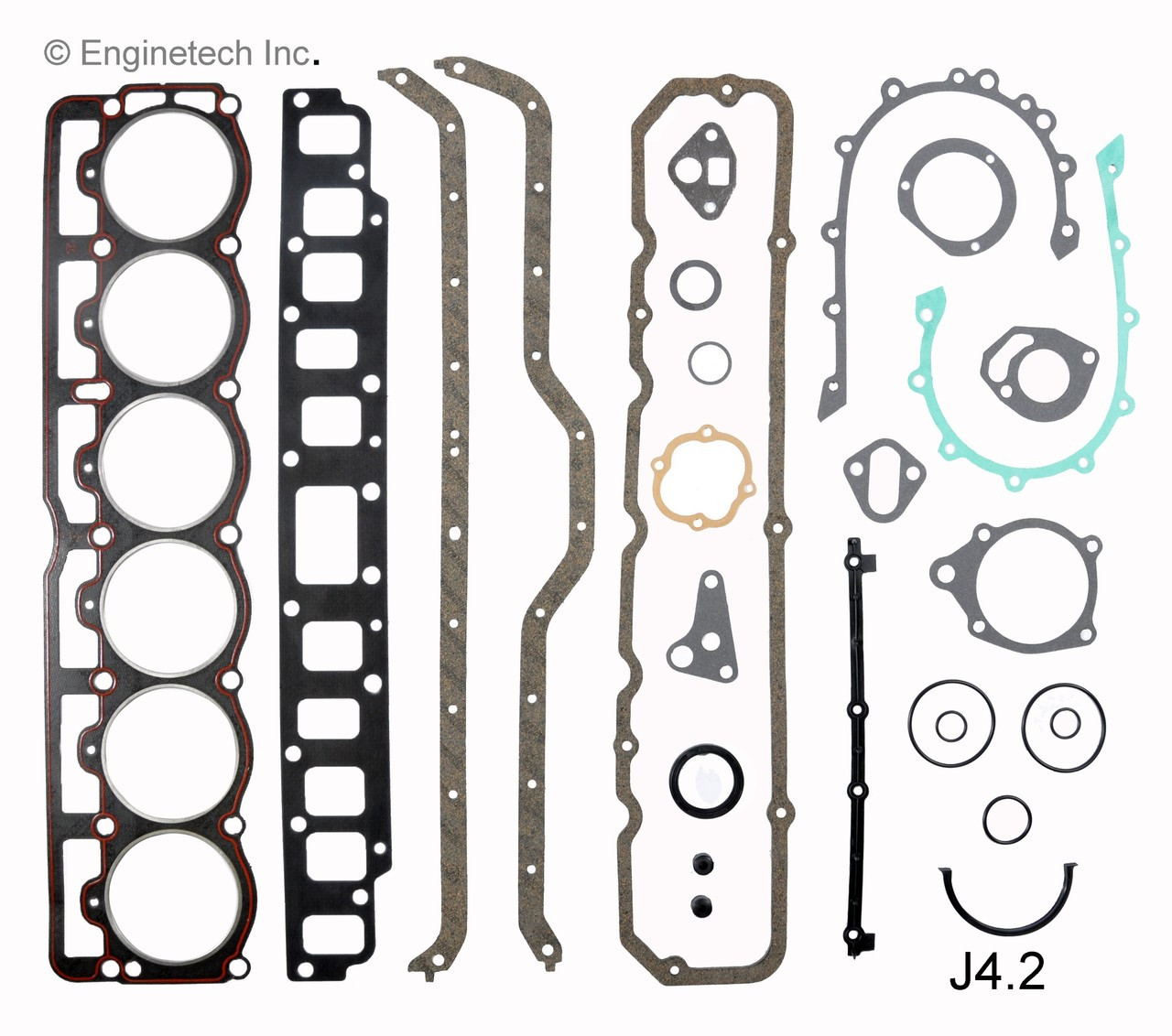 1987 American Motors Eagle 4.2L Engine Gasket Set J4.2.P5
