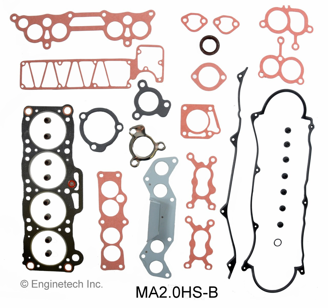 1986 Mazda 626 2.0L Engine Cylinder Head Gasket Set MA2.0HS-B.P4
