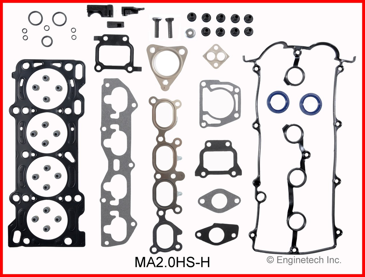 2002 Mazda 626 2.0L Engine Gasket Set MA2.0K-6.P3