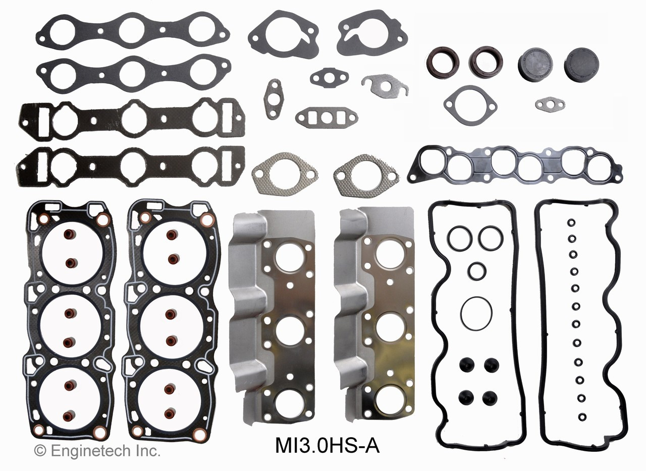 1989 Dodge Caravan 3.0L Engine Cylinder Head Gasket Set MI3.0HS-A.P2