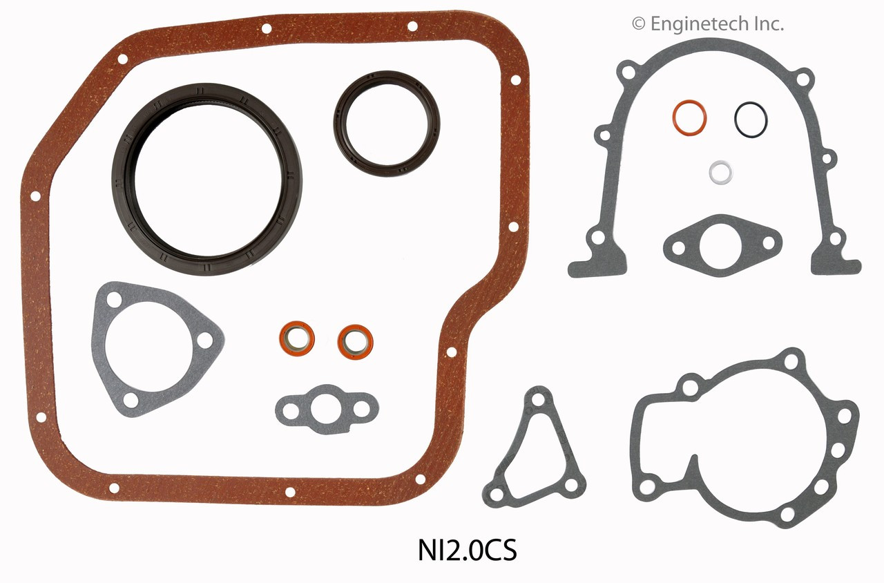 1993 Nissan Sentra 2.0L Engine Lower Gasket Set NI2.0CS.P9