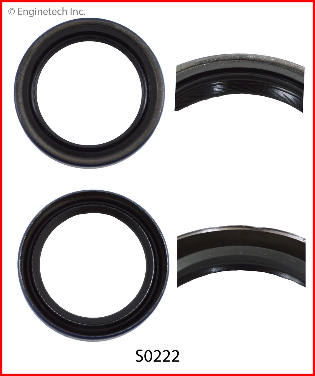 1988 GMC G1500 4.3L Engine Timing Cover Seal S0222.P5433