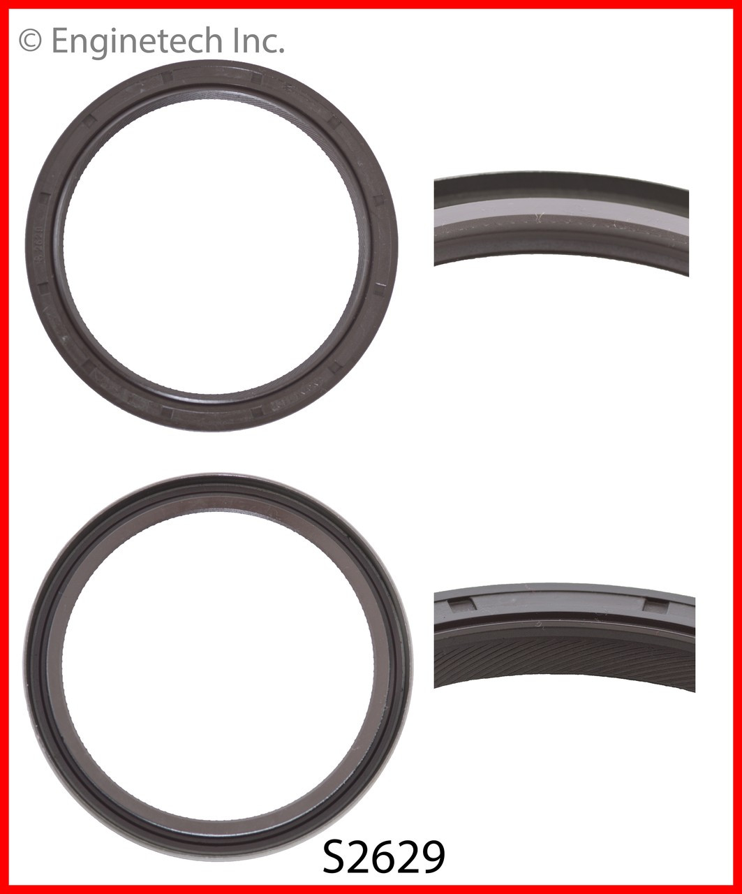 1992 Chrysler LeBaron 2.5L Engine Crankshaft Seal S2629.P307