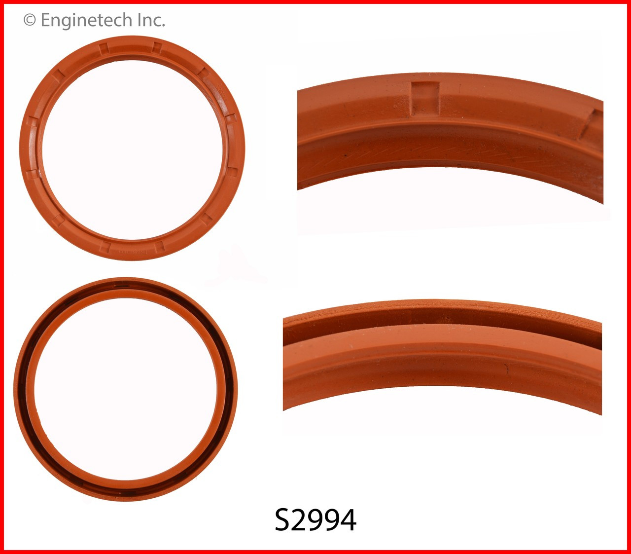 1995 Ford F-150 5.8L Engine Crankshaft Seal S2994.P612
