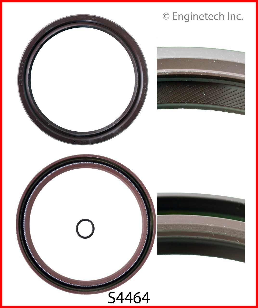 1996 Saturn SW1 1.9L Engine Crankshaft Seal S4464.P35