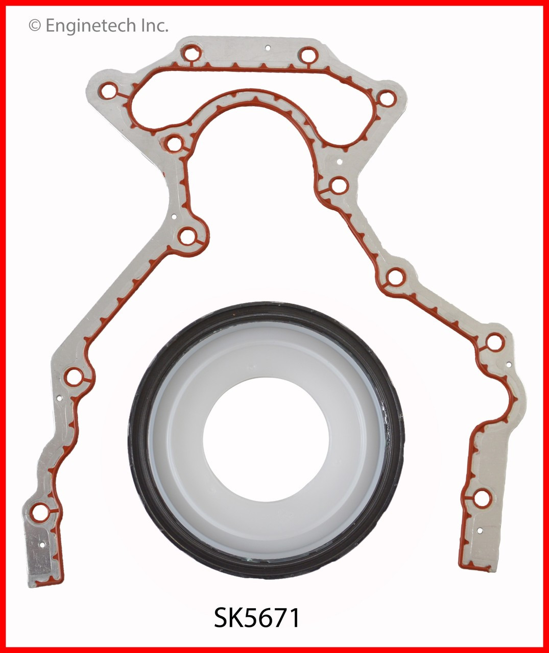 2010 Chevrolet Express 3500 6.0L Engine Crankshaft Seal SK5671.P558