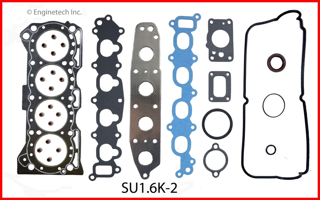 1997 Geo Tracker 1.6L Engine Gasket Set SU1.6K-2.P14