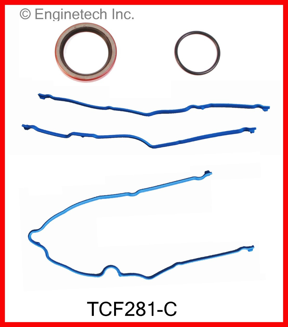 2002 Mercury Mountaineer 4.6L Engine Timing Cover Gasket Set TCF281-C.P2