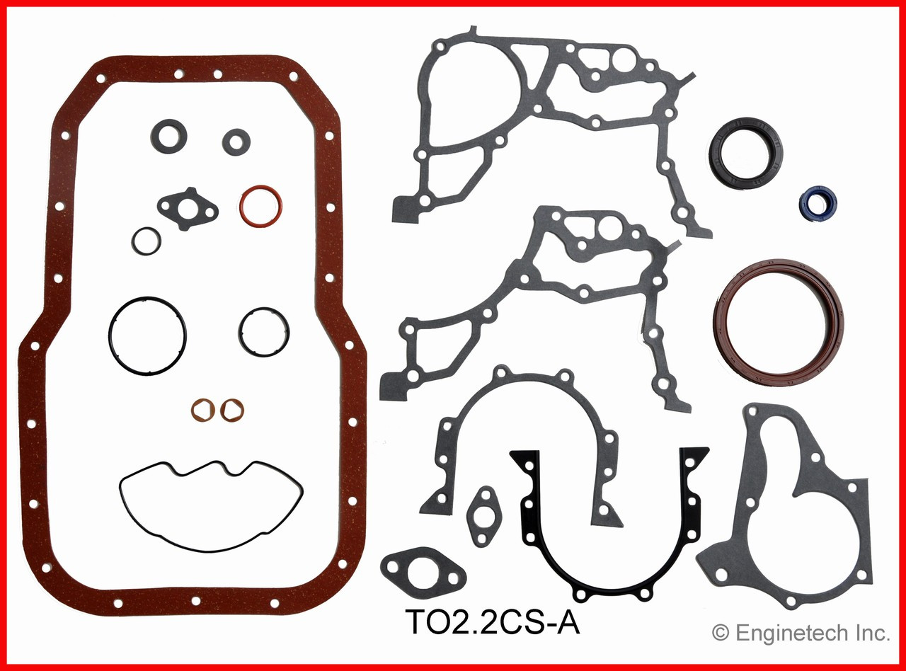 1992 Toyota Camry 2.2L Engine Lower Gasket Set TO2.2CS-A.P4