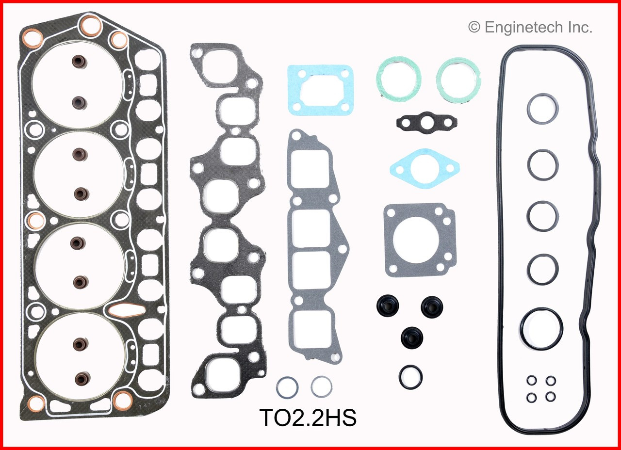 1989 Toyota Van 2.2L Engine Gasket Set TO2.2K-3.P4