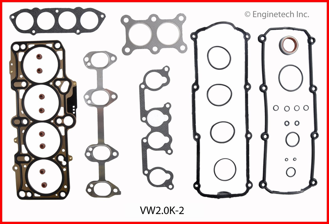 2002 Volkswagen Jetta 2.0L Engine Gasket Set VW2.0K-2.P43