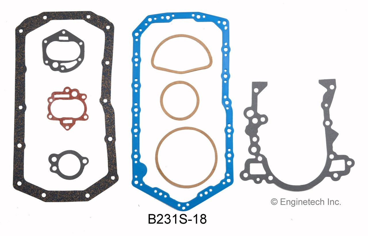 1985 Oldsmobile Cutlass Supreme 3.8L Engine Gasket Set B231S-18.P168