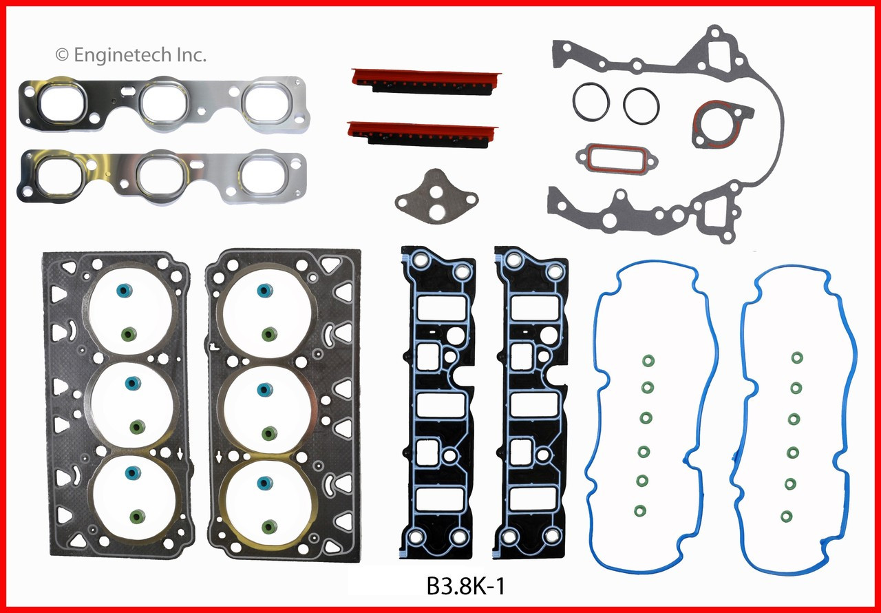 2002 Pontiac Firebird 3.8L Engine Gasket Set B3.8K-1.P6