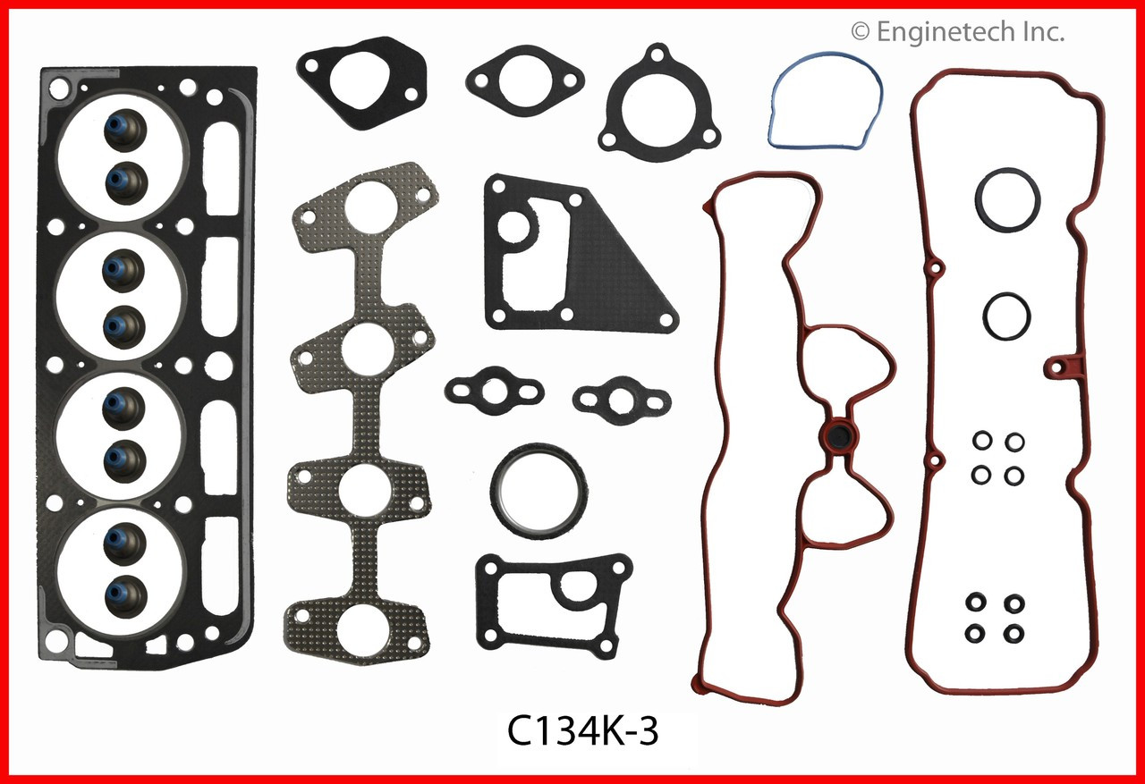 2002 Chevrolet S10 2.2L Engine Gasket Set C134K-3.P7