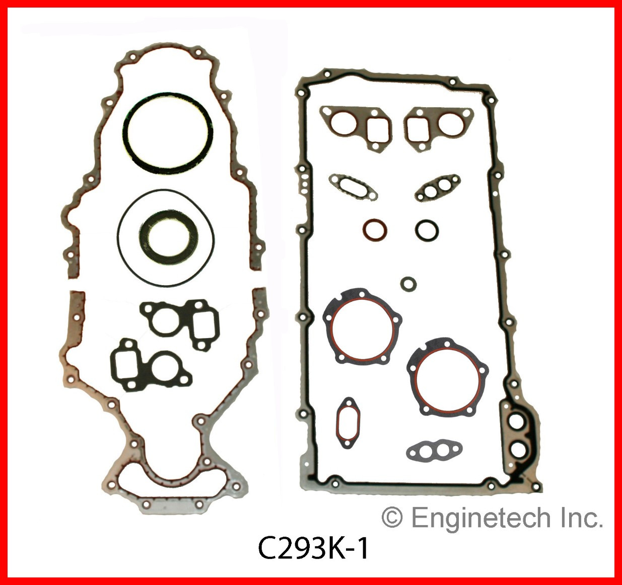 2001 Chevrolet Silverado 1500 5.3L Engine Gasket Set C293K-1.P18