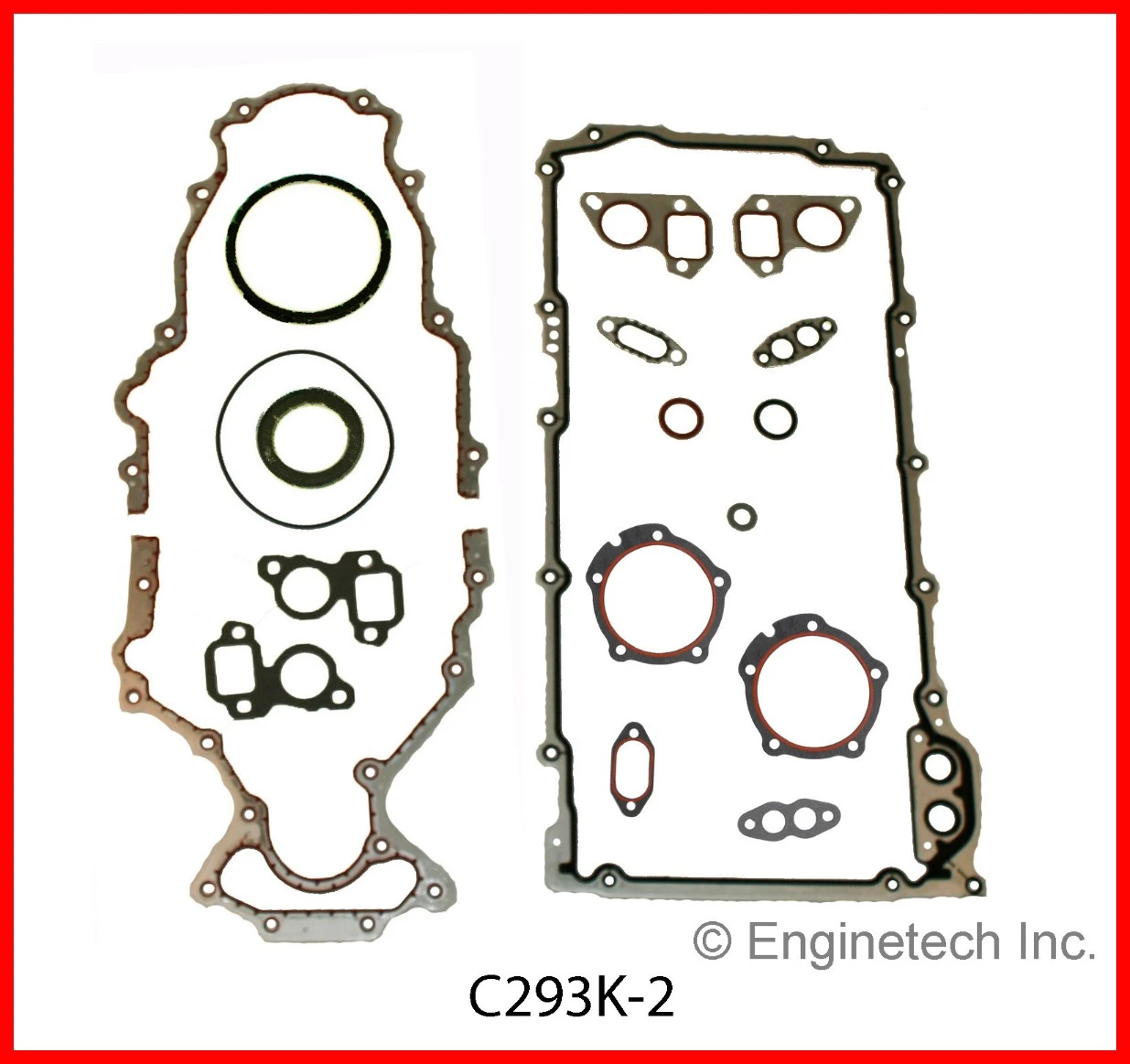 2010 Chevrolet Silverado 1500 4.8L Engine Gasket Set C293K-2.P16