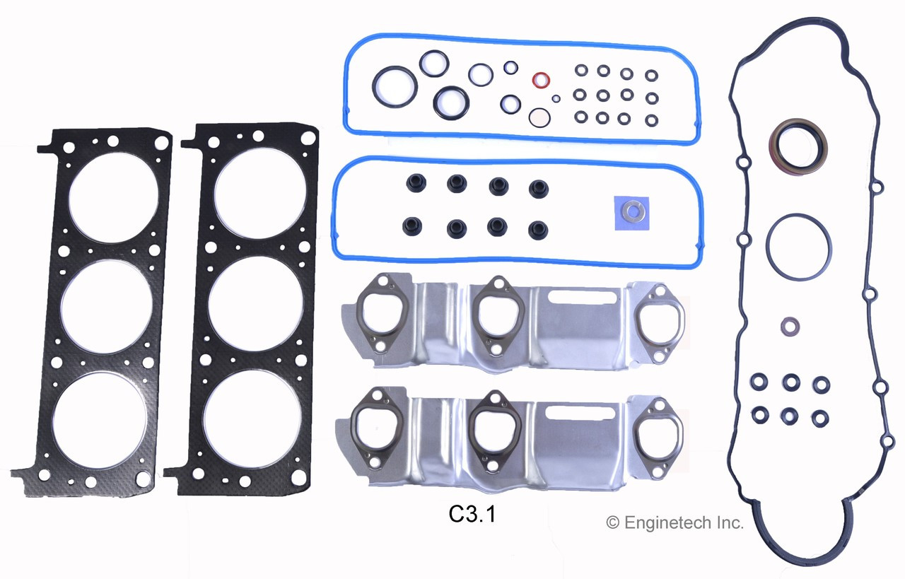 1996 Oldsmobile Achieva 3.1L Engine Gasket Set C3.1.P19