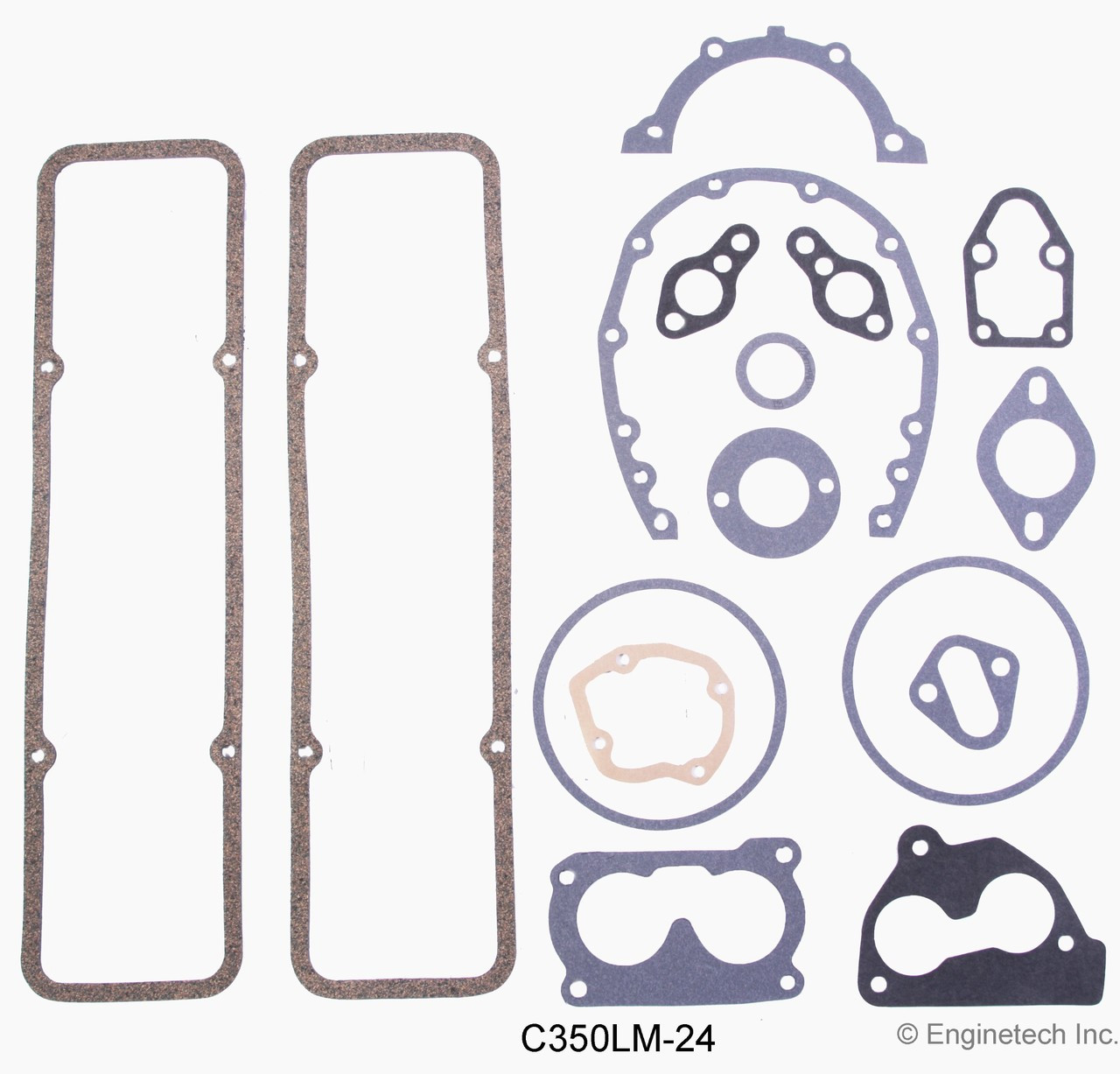 1986 Chevrolet K20 5.7L Engine Gasket Set C350LM-24.P15