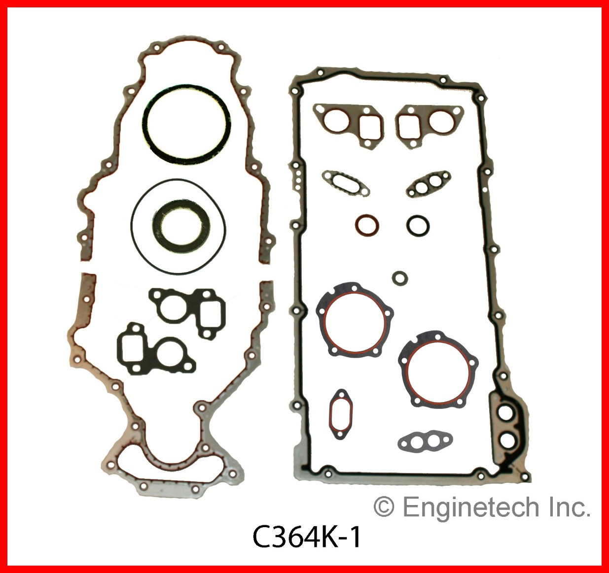 1999 GMC Sierra 2500 6.0L Engine Gasket Set C364K-1.P2