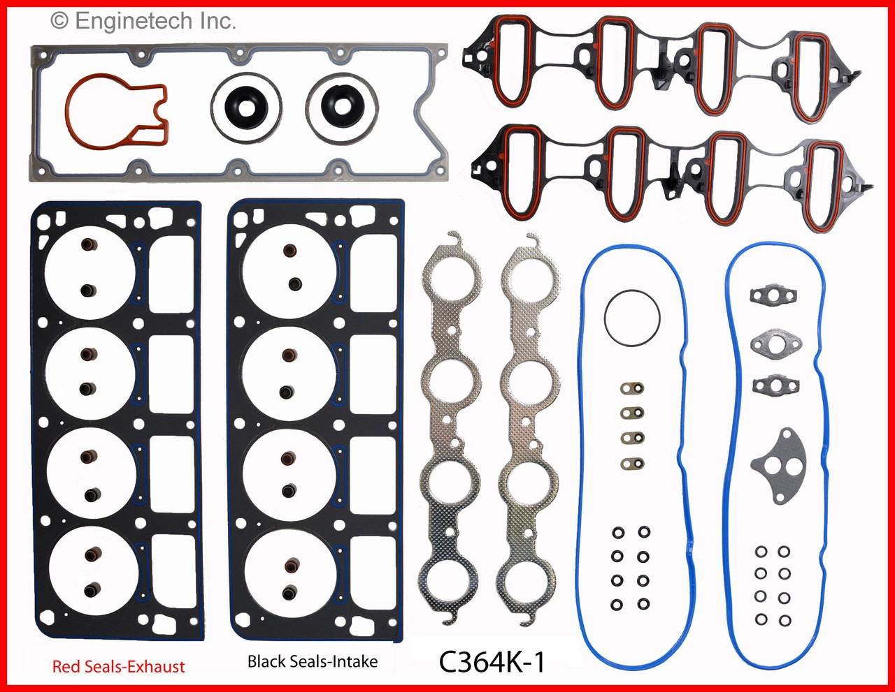 2000 GMC Sierra 2500 6.0L Engine Gasket Set C364K-1.P5