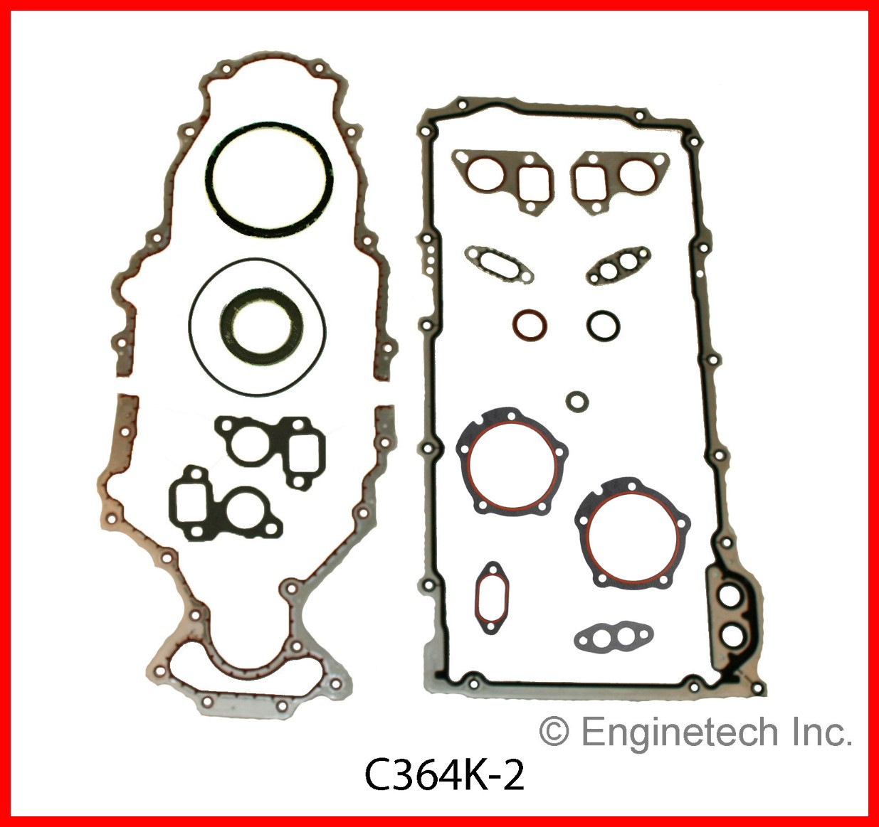 2001 GMC Yukon XL 2500 6.0L Engine Gasket Set C364K-2.P13