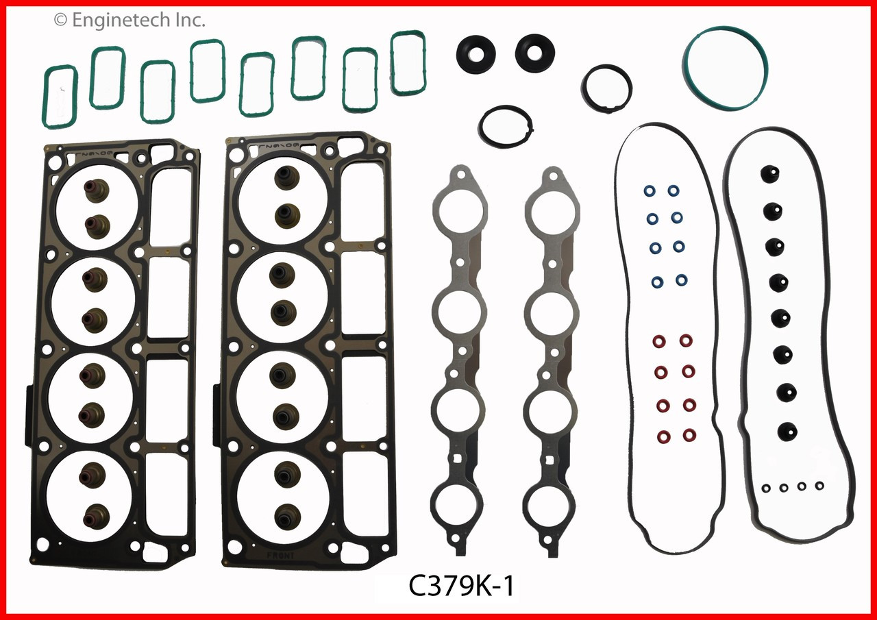 2010 Chevrolet Camaro 6.2L Engine Gasket Set C379K-1.P5