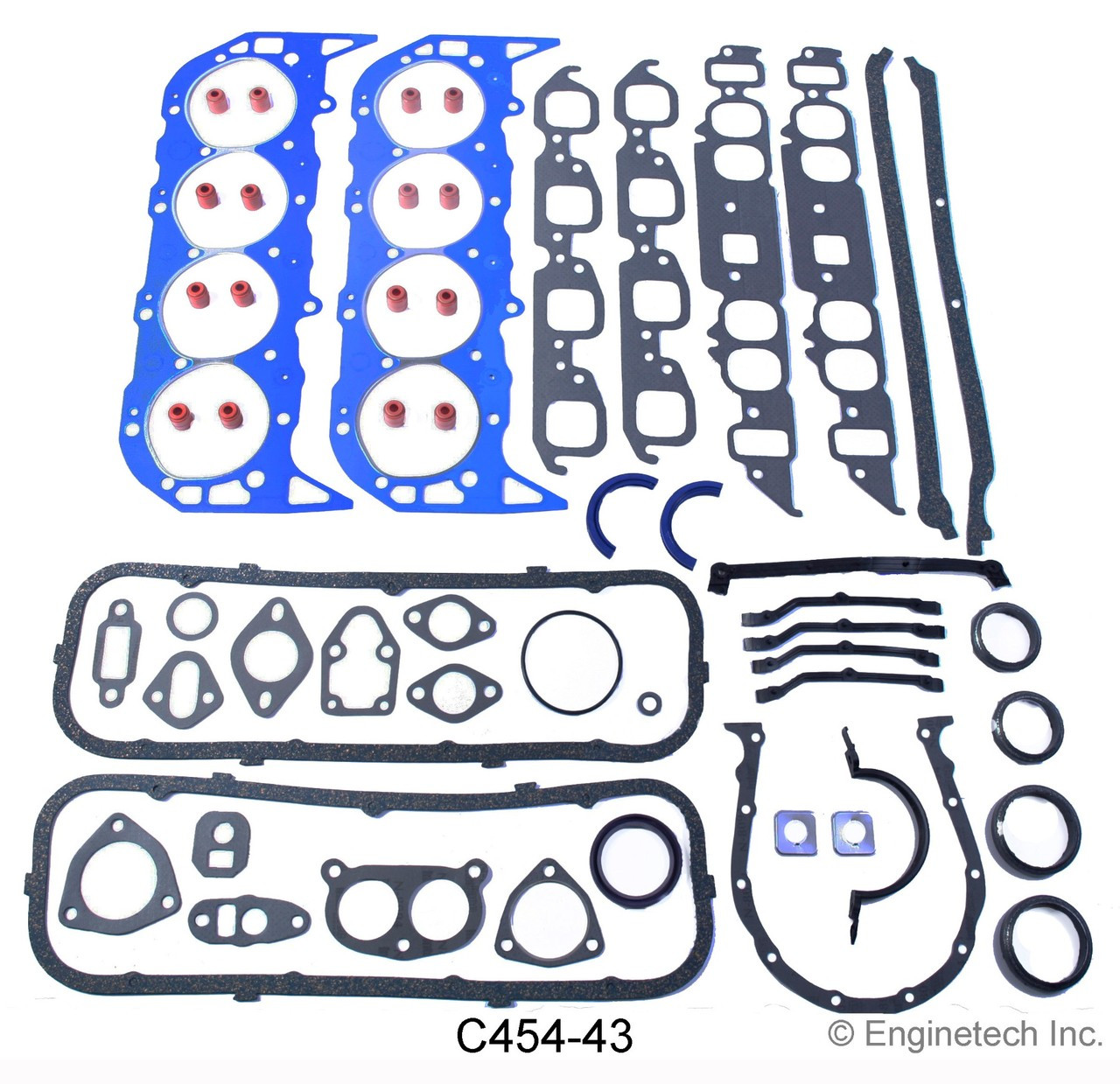 1987 Chevrolet C70 6.0L Engine Gasket Set C454-43.P630
