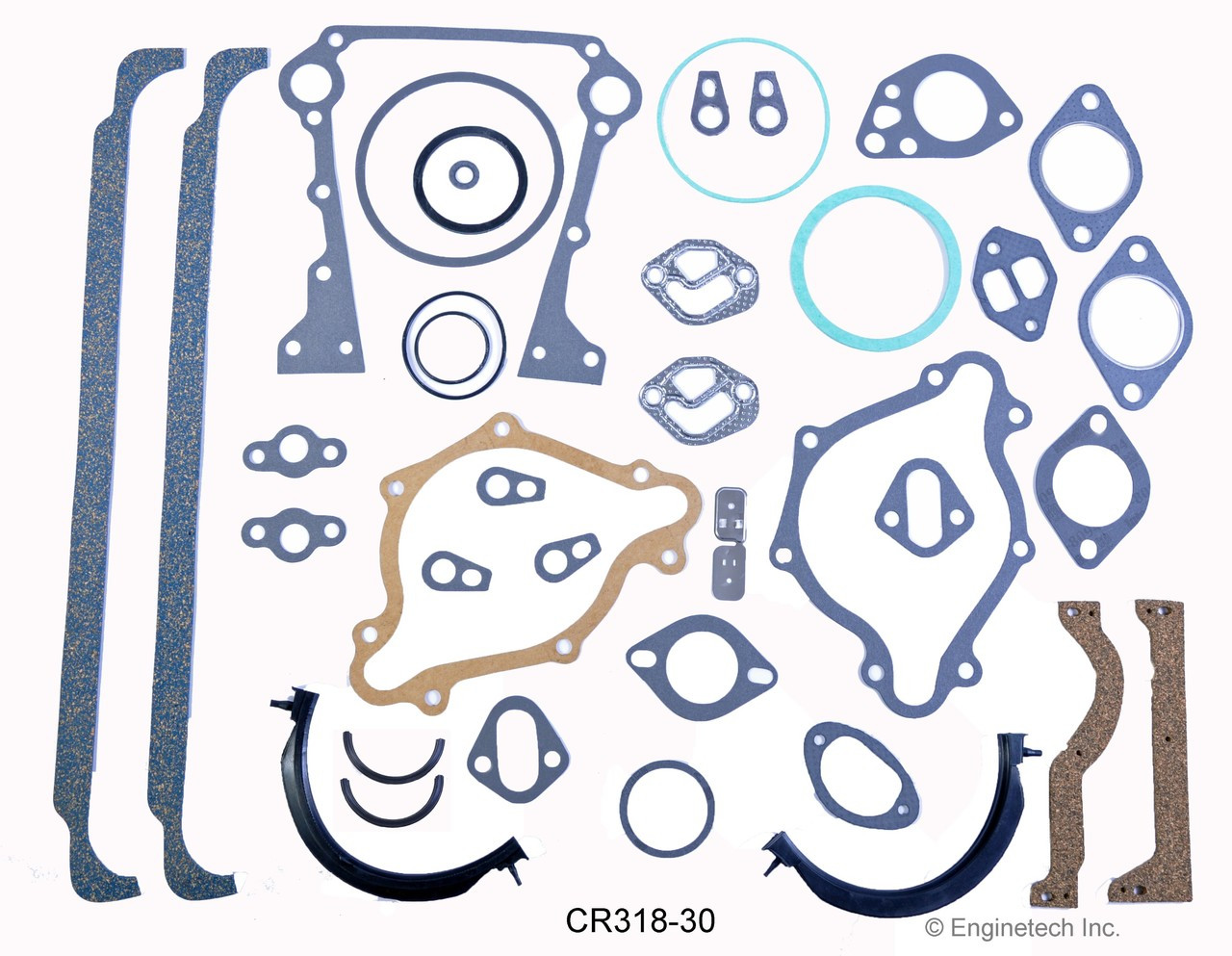 1989 Dodge B350 5.9L Engine Gasket Set CR318-30.P548