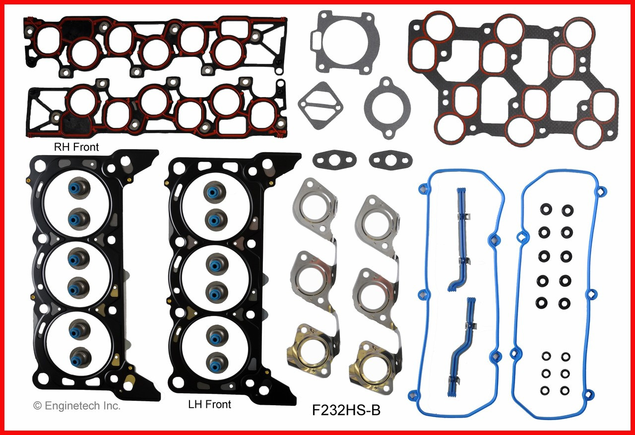 2004 Ford Mustang 3.9L Engine Cylinder Head Gasket Set F232HS-B.P6