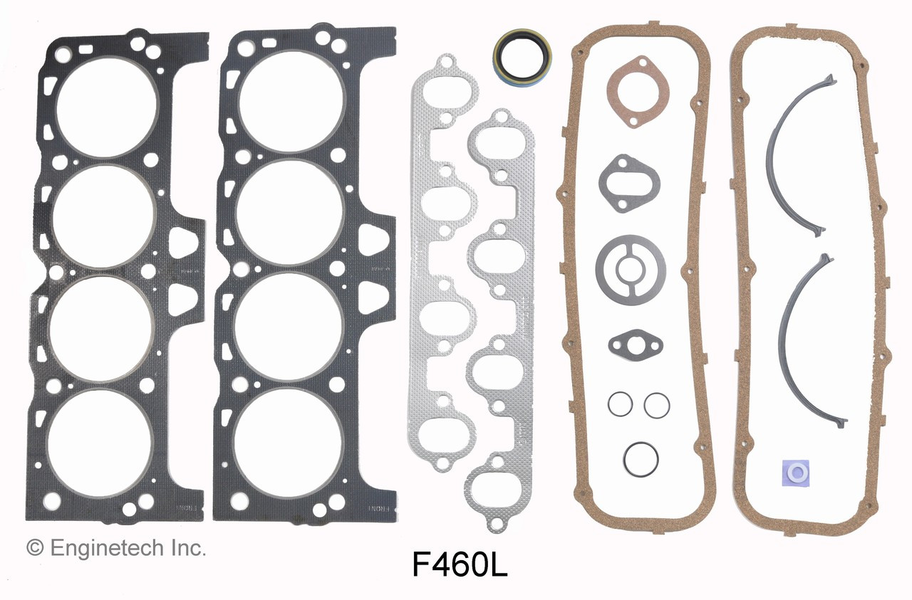 1985 Ford E-350 Econoline Club Wagon 7.5L Engine Gasket Set F460L.P3