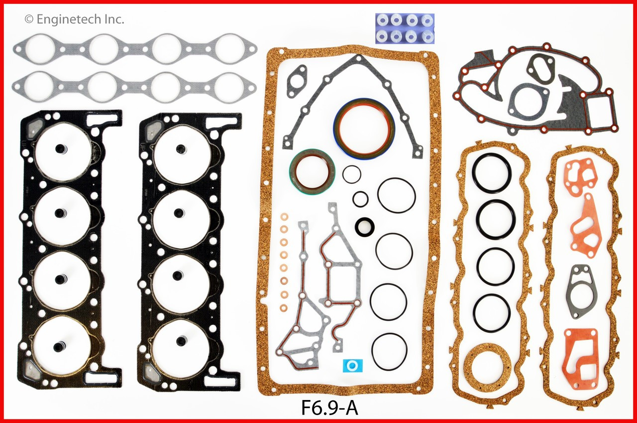 1987 Ford E-250 Econoline Club Wagon 6.9L Engine Gasket Set F6.9-A.P22