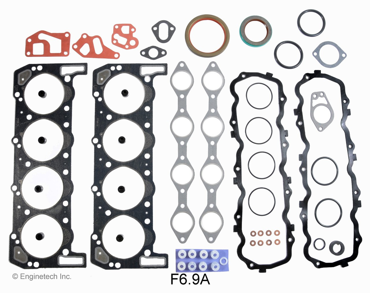 1987 Ford E-250 Econoline Club Wagon 6.9L Engine Gasket Set F6.9-A.P22