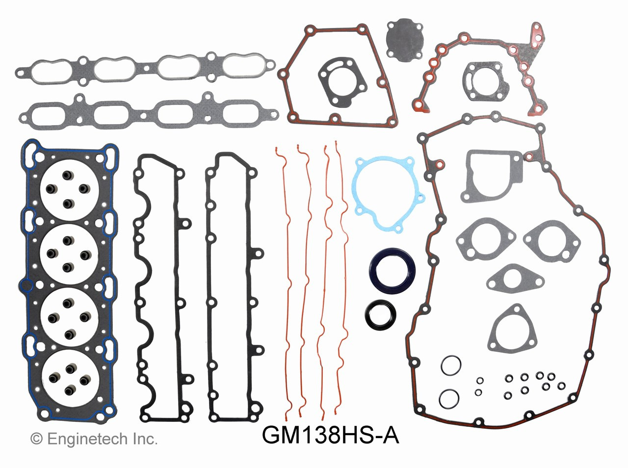 1988 Oldsmobile Cutlass Calais 2.3L Engine Cylinder Head Gasket Set GM138HS-A.P3
