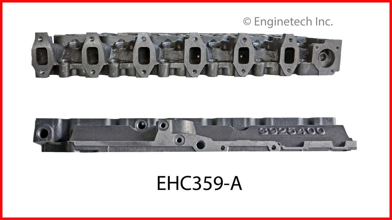 1991 Dodge D350 5.9L Engine Cylinder Head EHC359-A.P12