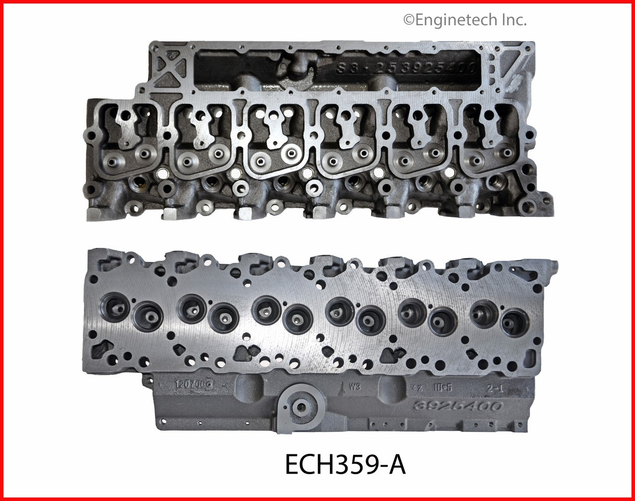 1991 Dodge D350 5.9L Engine Cylinder Head EHC359-A.P12