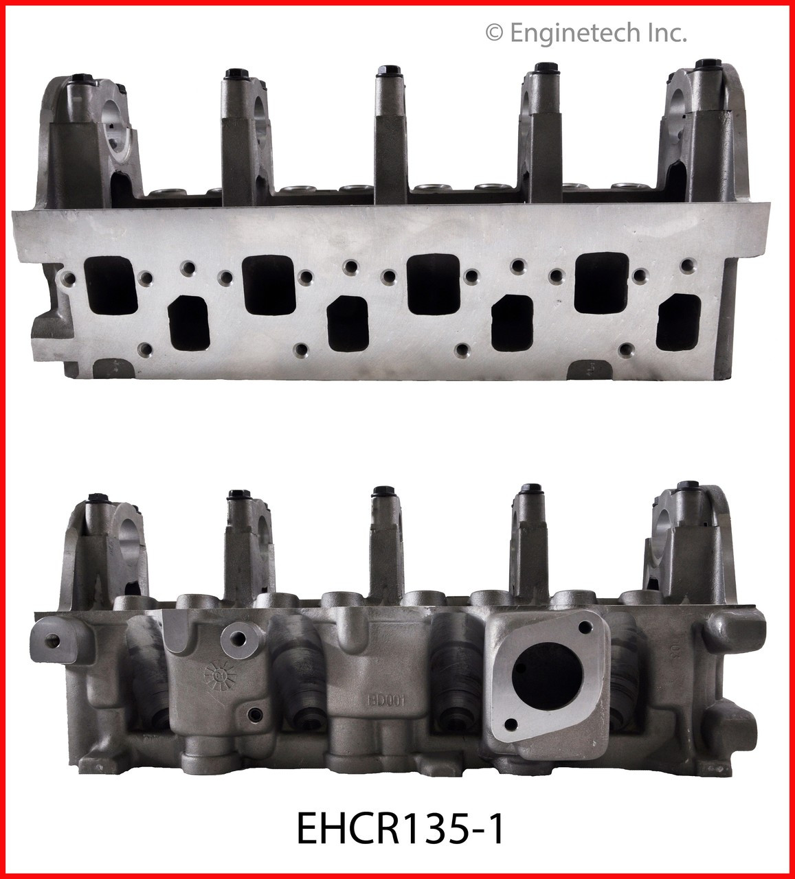 1991 Plymouth Sundance 2.5L Engine Cylinder Head EHCR135-1.P127