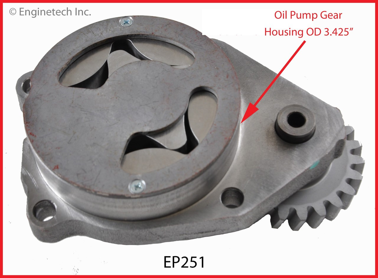 1989 Dodge D250 5.9L Engine Oil Pump EP251.P1