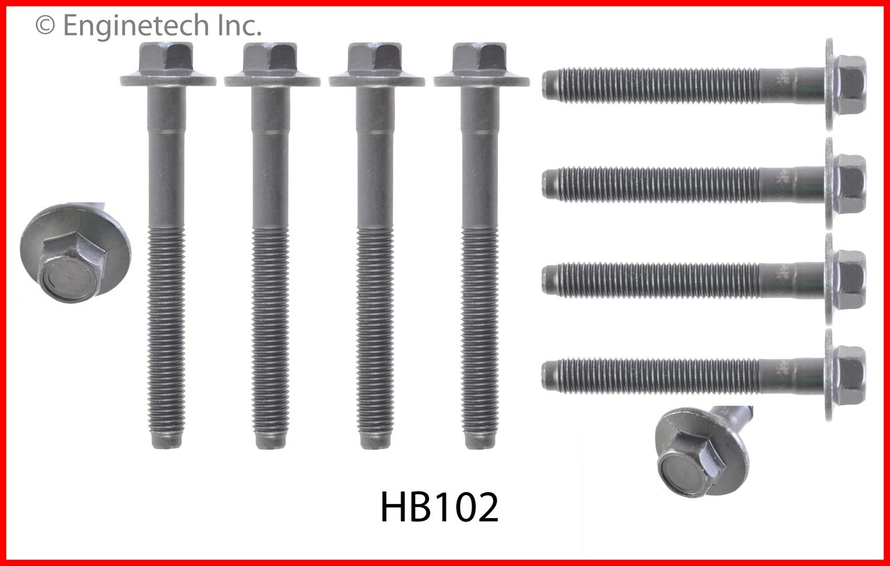1992 Ford Taurus 3.8L Engine Cylinder Head Bolt Set HB102.P19