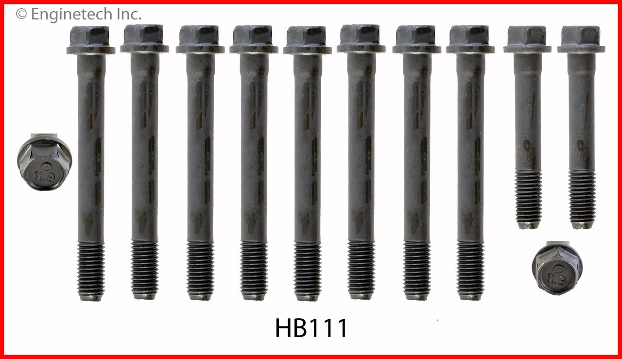 1985 Buick Skyhawk 2.0L Engine Cylinder Head Bolt Set HB111.P7