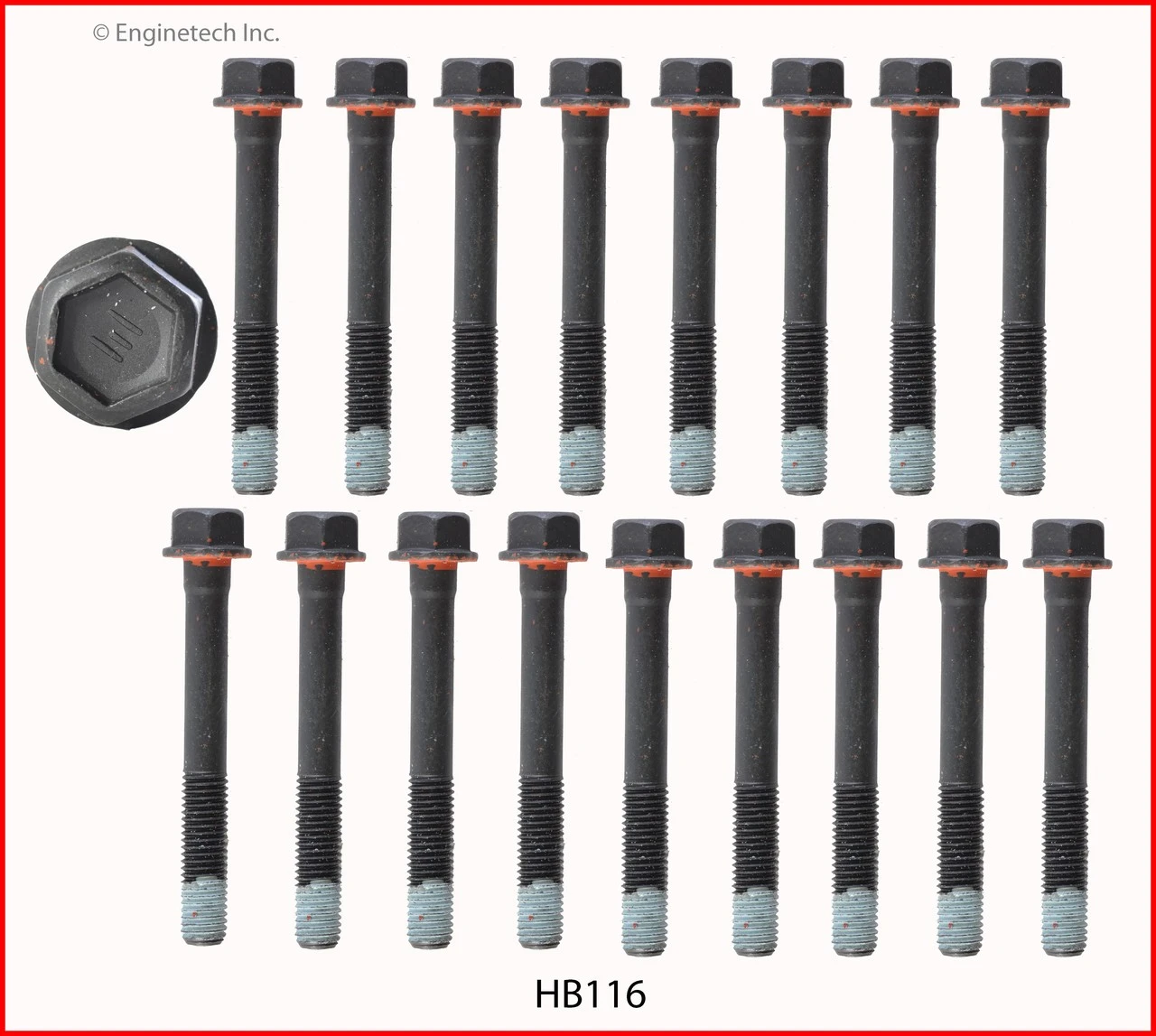 1987 GMC V1500 Suburban 6.2L Engine Cylinder Head Bolt Set HB116.P206