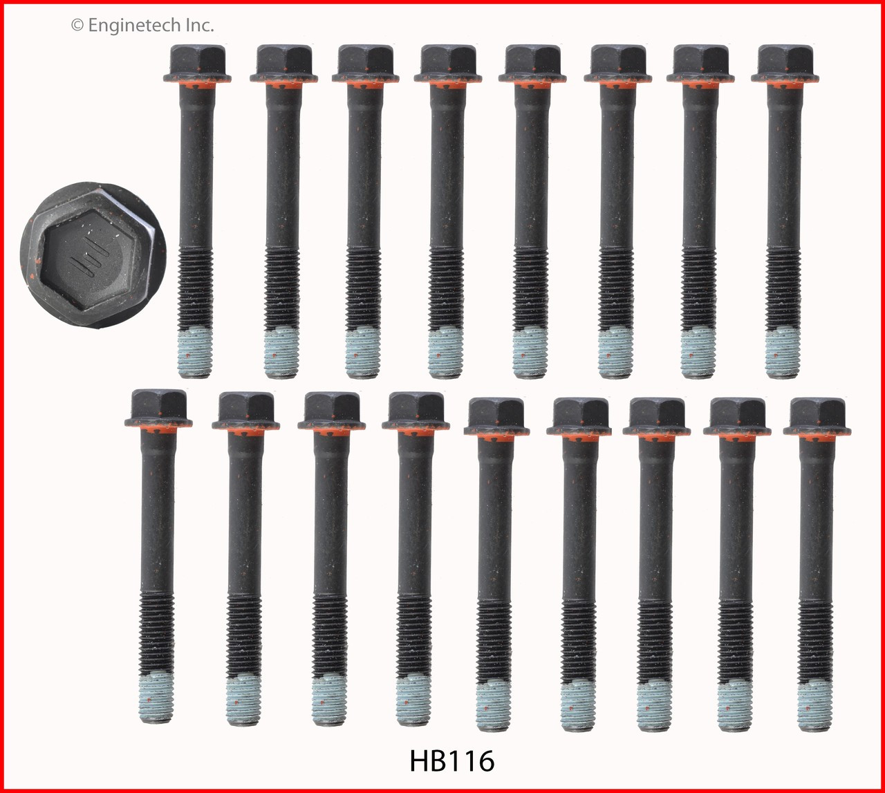1994 Chevrolet K3500 6.5L Engine Cylinder Head Bolt Set HB116.P441