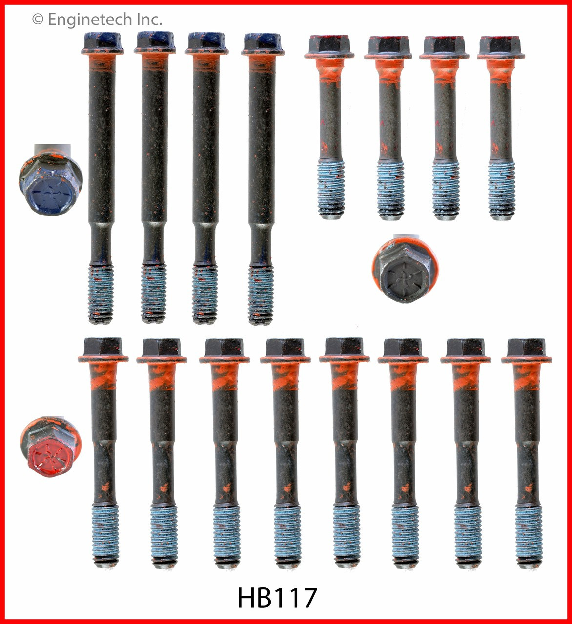 1985 Buick Century 3.0L Engine Cylinder Head Bolt Set HB117.P1