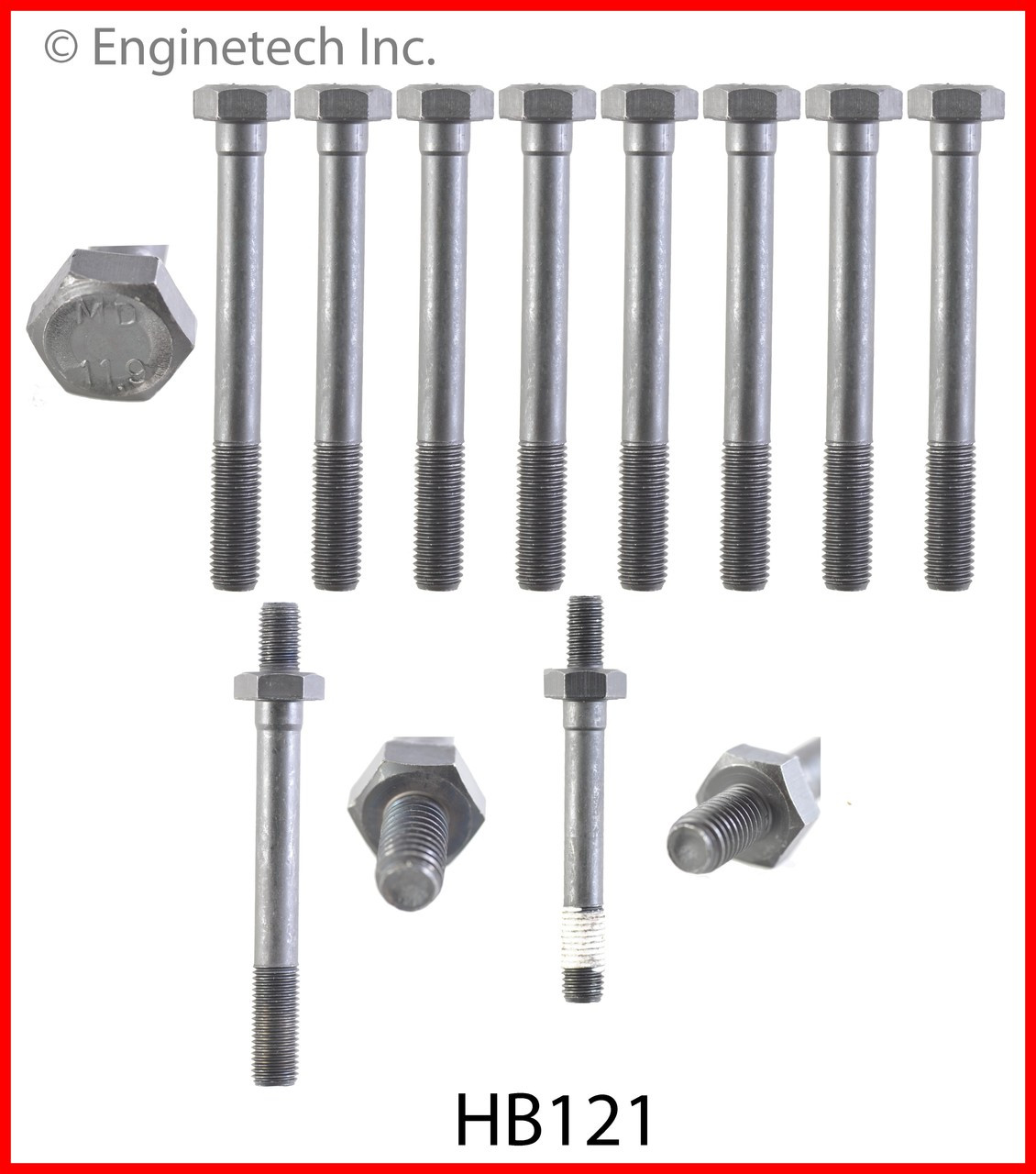 1987 Pontiac Fiero 2.5L Engine Cylinder Head Bolt Set HB121.P42