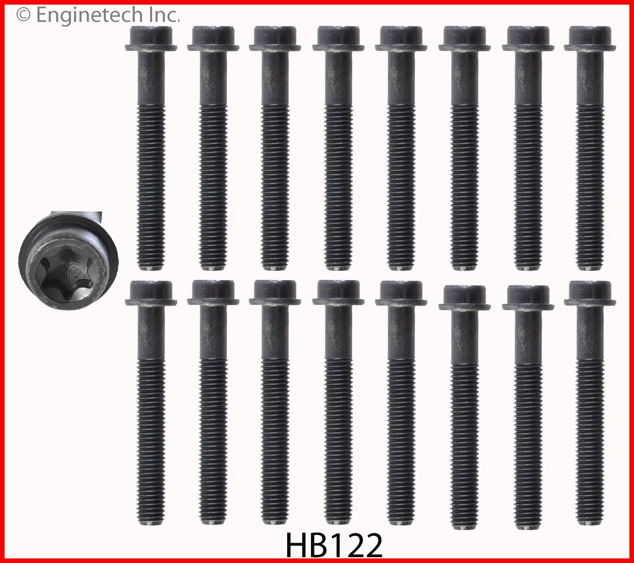 1989 Ford Bronco II 2.9L Engine Cylinder Head Bolt Set HB122.P8