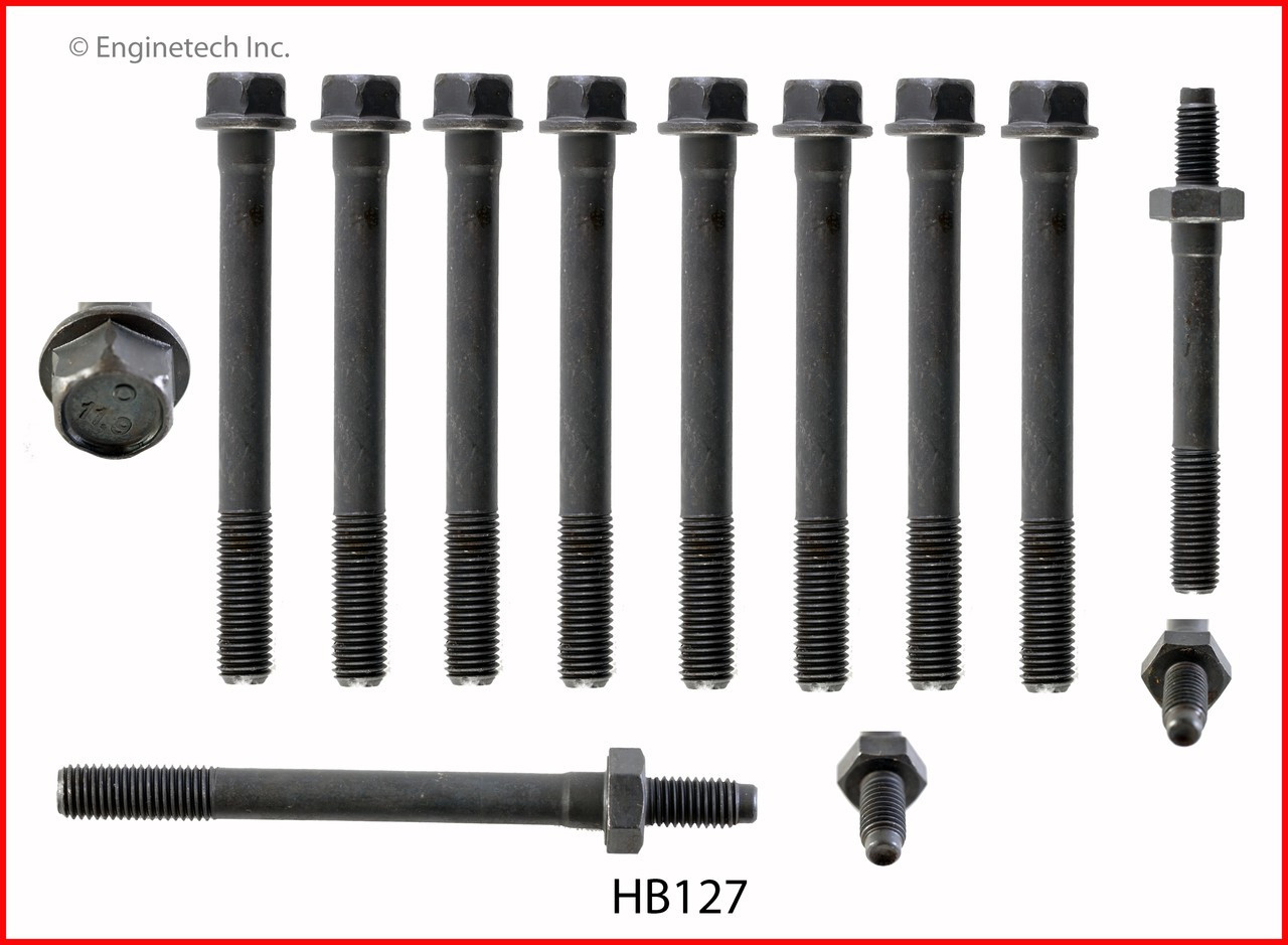 1988 Pontiac 6000 2.5L Engine Cylinder Head Bolt Set HB127.P28
