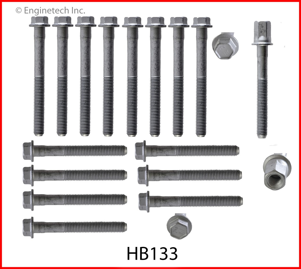 1987 Oldsmobile Cutlass Ciera 2.8L Engine Cylinder Head Bolt Set HB133.P7